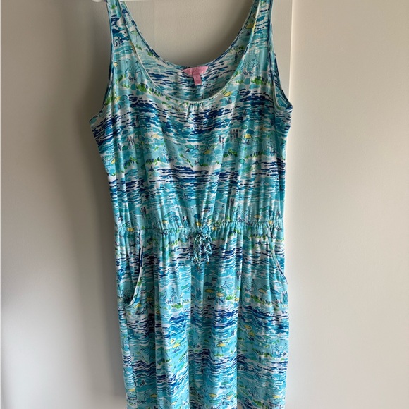 Lilly Pulitzer Dresses & Skirts - Lilly Pulitzer Blue and Green Mini Dress